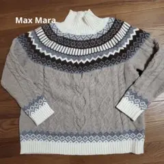 Max Mara　フェアアイル柄ニット