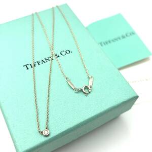 【1000円スタート】TIFFANY&Co.　ティファニー　ネックレス　SV925　シルバー　バイザヤード　ペンダント　レディース　刻印　11C-065