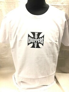 WEST COAST CHOPPERS ウエストコーストチョッパーズ 半袖 Tシャツ ホワイト×ブラック ホットロッド チョッパー 