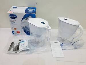 ☆☆【未使用・保管品】BRITA ブリタ 卓上型　ポット　浄水器　アルーナＸＬ　マレーラ　2種類セッ カートリッジ1個付属　サイズ100