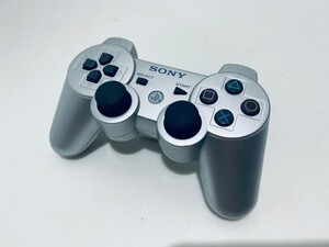 美品/動作品 PS3 コントローラ ソニー純正 プレイステーション DUALSHOCK3 シルバー プレステ CECHZC2J A2 コントローラ 希少品 (D-50)