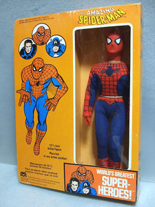 ビンテージ メゴ社 MEGO 1977年 12インチ スパイダーマン アクションフィギュア 12” AMAZING SPIDER-MAN レトロ マーベル アベンジャーズ