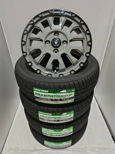 【数量限定 特選】 アヴェンチュラ 4.5-15+45 4/100 グレー トランパスmp7 165/65R15 2023年製 軽自動車 TRANPATH MP7 アベンチュラ