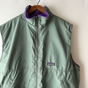 レア! 90s Patagonia SHELLED SYNCHILLA VEST XL USA製 ビンテージ 90年代 パタゴニア シェルドシンチラ ベスト オリジナル ヴィンテージ