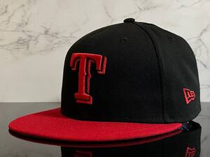 【未使用品】73C 訳あり★NEW ERA ニューエラ 59FIFTY×MLB テキサス・レンジャーズ Texas Rangers コラボ キャップ《Size 7・55.8㎝》