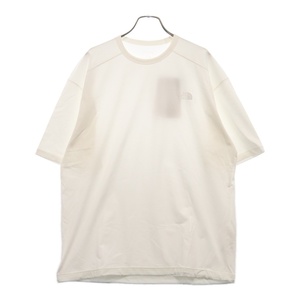 THE NORTH FACE ザノースフェイス S/S Wander Crew NT32483 ロゴプリント クルーネック半袖Tシャツ ホワイト