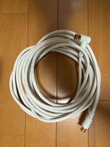 テレビ用　アンテナケーブル　7m　ゴールドメッキ　FUJI PARTS 75Ω COAXIAL CABLE FOR DIGITAL