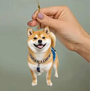 オーナメント 柴犬 キーホルダー