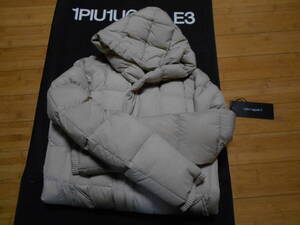 1 piu 1 uguale 3 ・4WAY STRETCH WRAP NECK HOOD DOWN COAT graybeige