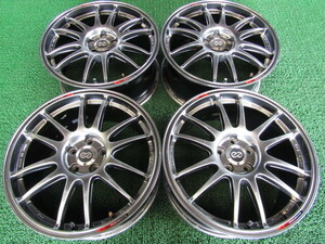 D4441 ENKEI GTC01 17インチ 7.5J+48 100-5H 4本セット プリウス ウィッシュ 86 BRZ インプレッサ レガシィ フォレスター レクサスCTなど