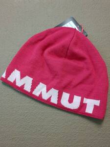 MAMMUT LOGO BEANIE リバーシブル ドラゴンフルーツ ニットキャップ ニット帽 未使用 新品