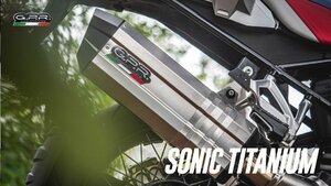 イタリア GPR SONIC TITANIUM 公道仕様スリップオン トライアンフ タイガー900 2020/2021