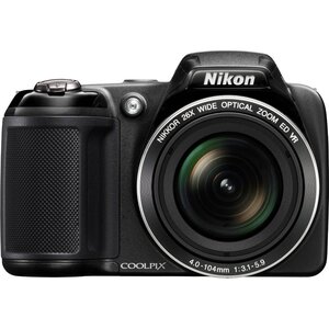 【中古】Nikon Coolpix L320 16.1MP デジタルカメラ 26倍光学ズーム付き - ブラック