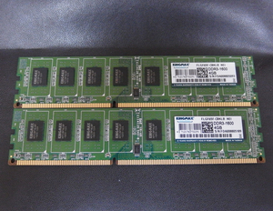 mem309 KINGMAX 4GBx2枚 8GB DDR3/PC3-12800 中古品