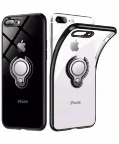 iPhone8ケース iPhone7ケース iPhoneSE2ケース リング付き