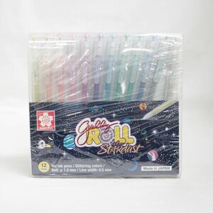 ☆新品 サクラクレパス GELLY ROLL STARDUST ジェルボールペン ジェリーロール スターダスト 12色入り ( 0416-n1 )