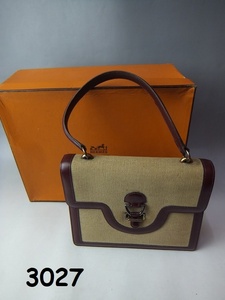 ★★BR-3027◆希少　ヴィンテージ　エルメス　Hermes　ハンドバッグ　60年代～70年代？　セレブ宅買取品20231215