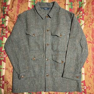 ラルフローレン　ビンテージ　ツイード ジャケット　コート　ハンティング　ralphlauren 90s 80s made in usa