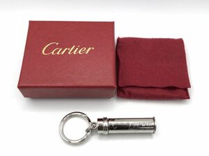 0604-552TND22882 RP キーホルダー / Cartier カルティエ / T1220170 / キーリング / 箱付き / シリンダー/ピルケース　