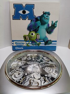 Disney PIXAR MONSTERS UNIVERSITY クォーツ クロック (シルバー)