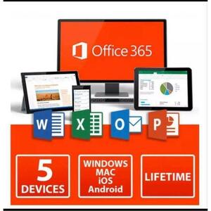 最新版　Microsoft Office 365　Win/Mac 対応 PC5台＋モバイル5台 サポート有 [ダウンロード版][代引き不可]※