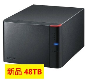 【新品 48TB】 バッファロー HD-QHA48U3/R5 RAID 5 USB3.1 外付けHDD 4ドライブ 48TB