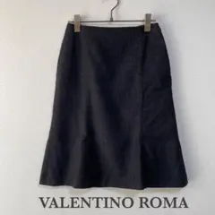 美品　valentino roma ヴァレンティノ　グレー　スカート　38