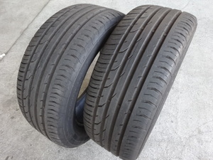 E560 225/55R16 225/55-16 225-55-16 中古2本 Premium Contact 2