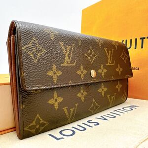 3501【美品】LOUIS VUITTON ルイヴィトン モノグラム ポルトフォイユ サラ 長財布 二つ折り財布 ウォレット M61734/TH0099