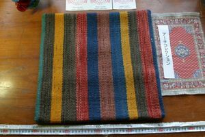 オールドキリムold kilim cushion cover　クッションカバー①no117. ウールwool 大体40cm位x40cm位 手織紡ぎ　handmade ハンドメイド