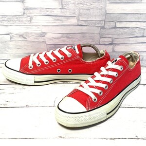 R7364bL CONVERSE コンバース ALL STAR OX オールスターオックス ローカットスニーカー レッド 赤 レディース 24.5cm キャンバス M9696