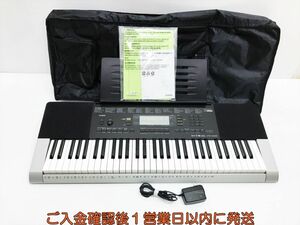 楽器 CASIO 電子キーボード 61標準鍵 ベーシックキーボード CTK-4400 ケース/アダプター 付き 動作確認済 U01-004os/F7