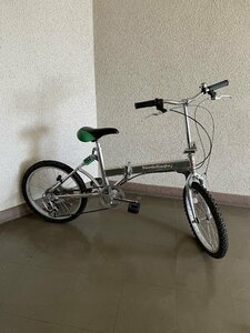 【北見市発】ノースイーグルNorthEagle折り畳み自転車ES-103 20AK39231 6段ギア 20インチ シルバー