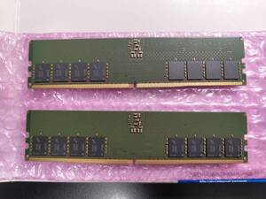 【購入時領収書あり】Micronメモリ　DDR5 DIMM ARD5-U64G88MB-48B-D