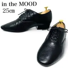 美品✨in the MOOD 25㎝ 社交ダンス ドレス シューズ レザー 黒