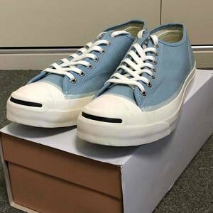 新品 未使用 US9 CONVERSE ADDICT JACK PURCELL CANVAS Light Blue コンバースアディクト ジャック パーセル キャンバス ライトブルー