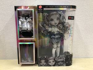 【未開封品 ドール】：Rainbow High Shadow Series 1 Nicole Steelー Grayscale Fashion Doll 2 Titani (20250121)