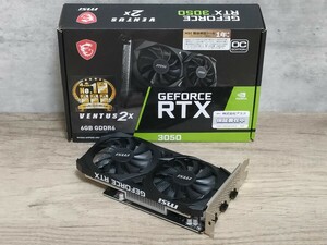 NVIDIA MSI GeForce RTX3050 6GB VENTUS 2X OC 【グラフィックボード】