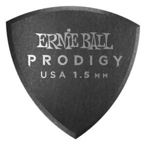 ERNIE BALL ピック6枚パック PRODIGY 黒 ラージシールド型1.5mm　EB9332 買いだおれ