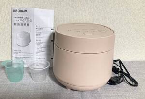 超激カワ！！ 2024年式！！アイリスオーヤマ ジャー炊飯器 3.0合 一人暮らしIRIS OHYAMAおしゃれ RC-MGA30-P