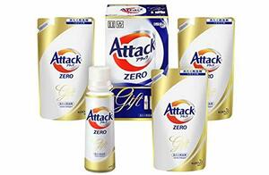 【洗剤ギフト】 アタックZERO 400ｇ*1本 つめかえ360ｇ*3袋 (抗菌+プラス 24時間部屋干し臭を防ぐ)