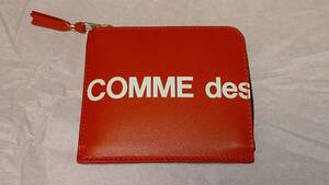 Wallet COMME des GARCONS (ウォレット コムデギャルソン)L字型ZIP財布(赤) 