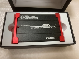 TreasLin USB3.0 HDMI ビデオキャプチャーボード （HDMI 4K30FPS入力/パススルー、ゲーム録画・HDMIビデオ録画・ライブ配信用）HSV321 中古