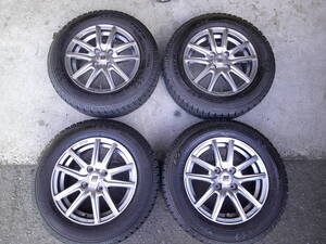 フィット・ヴィッツ・アクア等☆ＧＩＺ　１７５/７０Ｒ１４＆アルミ☆中古４本セット