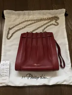 3.1 Phillip Lim バーガンディ ショルダーバッグ