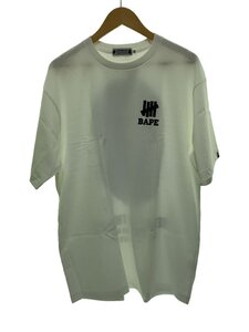 A BATHING APE◆Tシャツ/2XL/コットン/WHT/UNDEFEATED