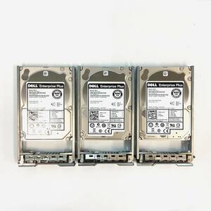 S6100266 DELL 600GB SAS 10K 2.5インチ HDD 3点【中古動作品】