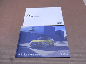 【新型 最新版】アウディ Audi【A1 sportback】本カタログ スポーツバック advanced Sline 2020年6月版 データインフォメーションカタログ