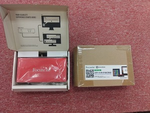 新品未使用★国内正規品 Focusrite フォーカスライト Scarlett スカーレット 2i2 G3 USB2.0 Type C インターフェース★1円スタート