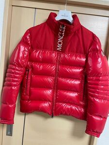 【超美品】国内正規品モンクレールBRUELダウンジャケット赤T1 MONCLER 